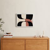 "Shifts" - Art Print in Carotenoid by Bethania Lima - In a Room