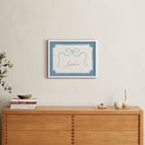 "Simple and Sweet" - Personalized Art Print in Denim by Kelly Watkins - In a Room