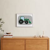 "Front End Loader Tractor" - Personalized Art Print in Field by Rebecca Marchese - In a Room