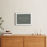 "Name Flag" - Personalized Art Print in Army Green by taylorVdesign - In a Room