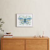 "Flutter & Fly" - Personalized Art Print in Sun and Sky by Blue Ombre co - In a Room