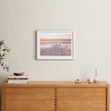 "Cotton Candy Coast" - Art Print in Cotton Candy by Shannon Howard - In a Room