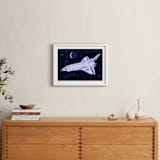 "Space Shuttle" - Art Print in Galaxy by Stefanie Lane - In a Room