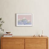 "Colorful Summit" - Art Print in Sienna by Akweley Creative - In a Room