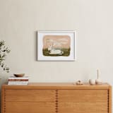 "Make Much Magic" - Art Print in Peach by Angel Walker - In a Room