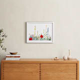 "English Garden" - Art Print in White by Anna Stout-Tuckwiller - In a Room