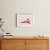 "PINK 3" - Art Print in Elegant Pink by Rega - In a Room