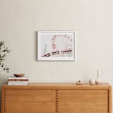 "Park Play In Sorbet" - Art Print in Rainbow Sherbert by Shannon Howard - In a Room