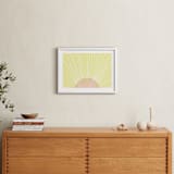 "Pastel Sunrise" - Art Print in Sunshine by Kerry Doyle - In a Room