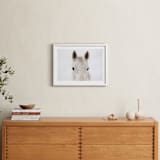 "Pollock" - Art Print in White by Amy Carroll - In a Room