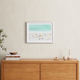 "Seaside vacation" - Art Print in White by Yaling Hou Suzuki - In a Room