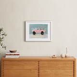 "Surf Pink" - Art Print in Coastal by Erin Kessler - In a Room