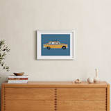 "New York" - Art Print in Taxi by Jenna Holcomb - In a Room