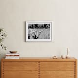 "Junior" - Art Print in Onyx by Janet Cruz - In a Room