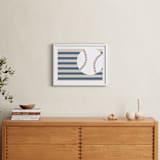 "Little Slugger Series 4" - Art Print in Denim by Pinky Diamond Studio - In a Room