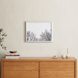 "Frosted Afternoon" - Art Print in Frosted White by Three Wings North - In a Room
