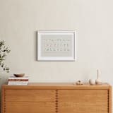 "Seen and Understood" - Personalized Art Print in Sand by Jennifer Wick - In a Room