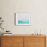 "Seafront" - Art Print in Sea Blue by Itsy Belle Studio - In a Room