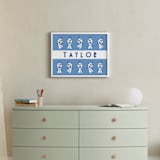 "Disney's Olaf Song" - Personalized Art Print in Frost by Vivian Yiwing - In a Room