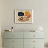 "Disney's Pooh Goes Camping" - Personalized Art Print in Honey by Morgan Ramberg - In a Room