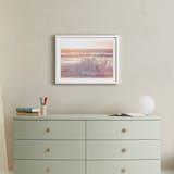 "Cotton Candy Coast" - Art Print in Cotton Candy by Shannon Howard - In a Room