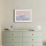 "Colorful Summit" - Art Print in Sienna by Akweley Creative - In a Room
