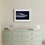 "Deep Blue" - Art Print in Steel Blue by Hollie Renner Photography - In a Room