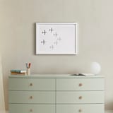 "Fly This Way" - Art Print in Smoky Grey by Heather Marie - In a Room