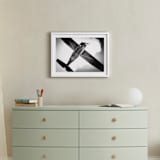 "4X-CWF" - Art Print in Mild Grey by Tal Paz-Fridman - In a Room