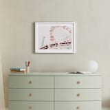 "Park Play In Sorbet" - Art Print in Rainbow Sherbert by Shannon Howard - In a Room