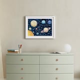 "Solar System" - Art Print in Deep Space by Alexandra Dzh - In a Room