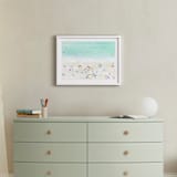 "Seaside vacation" - Art Print in White by Yaling Hou Suzuki - In a Room