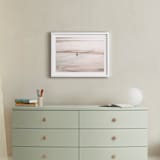 "Learning the Sea" - Art Print in Sunset Glow by Shannon Howard - In a Room