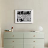 "Junior" - Art Print in Onyx by Janet Cruz - In a Room
