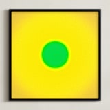 "Sun in the dust. Variations 3" - Art Print in Yellow Sky by Arash Fattahi Acosta - Framed