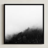 "Mystify" - Art Print in Black and White by Jessica C Nugent - Framed