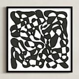 "Interlude" - Art Print in Tar by Stephanie Nowotarski - Framed