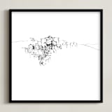"The Sassi" - Art Print in Sassi Black by Amy Toneys - Framed