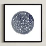 "Constellation" - Art Print in Midnight by Annie Clark - Framed