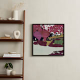 "37th Street 1" - Art Print in Grey Rose by lisa Mundorff - In a Room