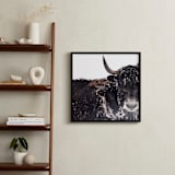 "forever together" - Art Print in Chocolate by Leslie Le Coq - In a Room