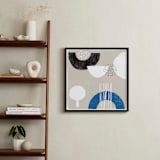 "Associate 2" - Art Print in Brilliant Blue by Francesca Iannaccone - In a Room