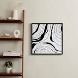 "Story Lines (Two)" - Art Print in India Ink by Hannah Lipking - In a Room