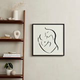 "Mama's arms" - Art Print in monochrome by Keely Norton Owendoff - In a Room