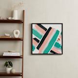 "Togetherness" - Art Print in Summer Rose by Christina Flowers - In a Room