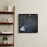 "It's Never Just Black and White" - Art Print in Blue Grey by Jan McCarthy - In a Room