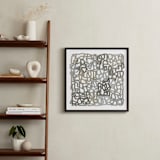 "Earthy Abstract" - Art Print in Sandstone by Tanya Lee Design - In a Room