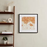 "Nature's Confetti" - Art Print in Persimmon by Inkblot Paper - In a Room