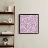 "Floral Way" - Art Print in Lavender by Christine Llewellyn - In a Room