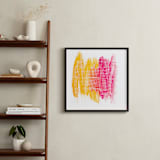 "Out of Range " - Art Print in warm by Stacy Kron - In a Room